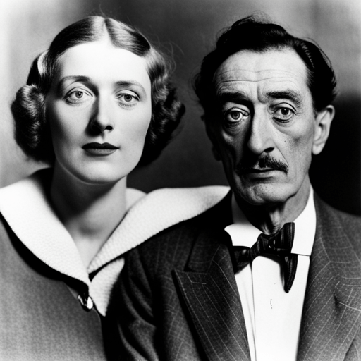 Virginia Woolf et Salvador Dali en style Salvador Dali - AI Jasper - Xavier Coach Anti Procrastination