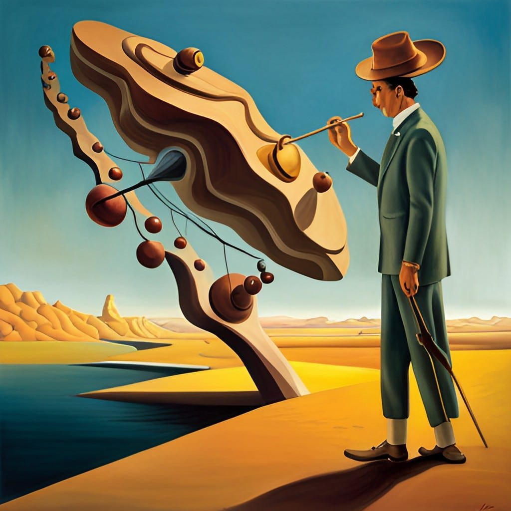 Style Salvador Dali AI - avantages et pièges du perfectionnisme - xavier coach anti procrastination