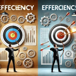 efficacité vs efficience